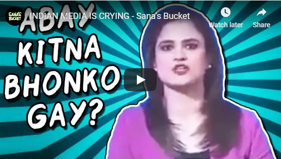 INDIAN MEDIA IS CRYING - Sana's Bucket