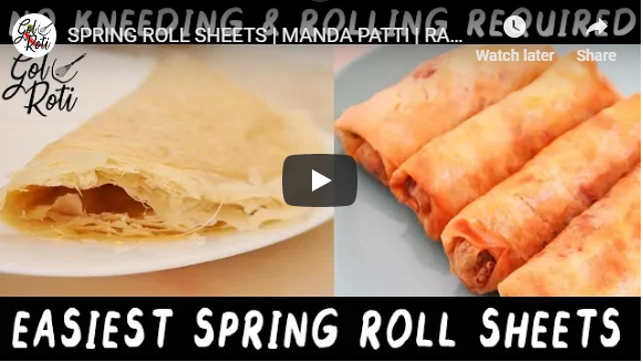 SPRING ROLL SHEETS MANDA PATTI RAMADAN SPECIAL - Gol Roti