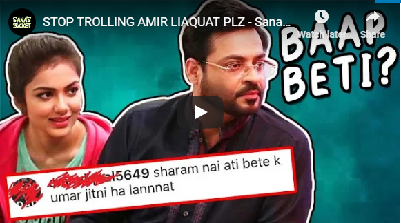 STOP TROLLING AMIR LIAQUAT PLZ - Sana's Bucket