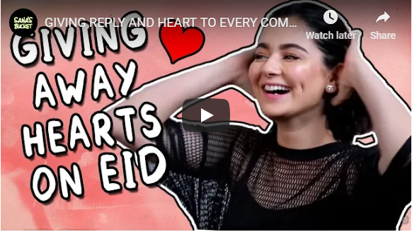 GIVING REPLY AND HEART TO EVERY COMMENT UNDER THIS VIDEO - EID SPECIAL - Sana's Bucket