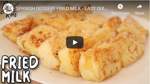 SPANISH DESSERT FRIED MILK - EASY QUICK MEETHA - Gol Roti