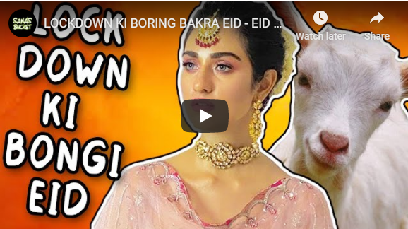 LOCKDOWN KI BORING BAKRA EID - EID SPECIAL -Sana's Bucket