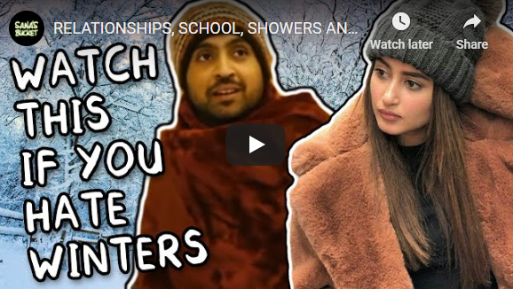 RELATIONSHIPS, SCHOOL, SHOWERS AND WEDDINGS IN WINTER SEASON - Sana's Bucket