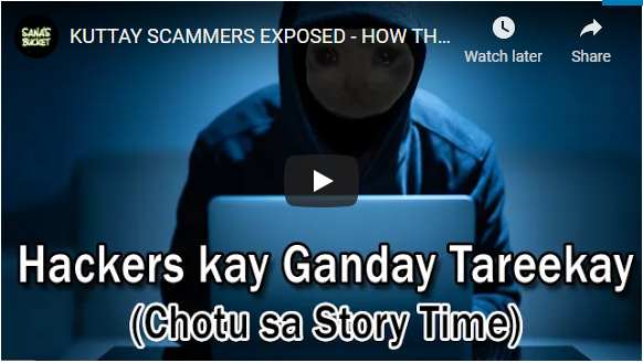 KUTTAY SCAMMERS EXPOSED - HOW THEY HACK YOUR CHANNEL MY EXPERIENCE - Sana's Bucket