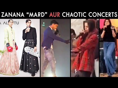 ZANANA MARD aur CHAOTIC CONCERTS - Talha anjum, Aima baig Hira mani kay dukh takleef