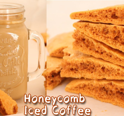 HONEYCOMB + CARAMEL ICED COFFEE RECIPE🍯🧊☕ - Summer Drink - Gol Roti