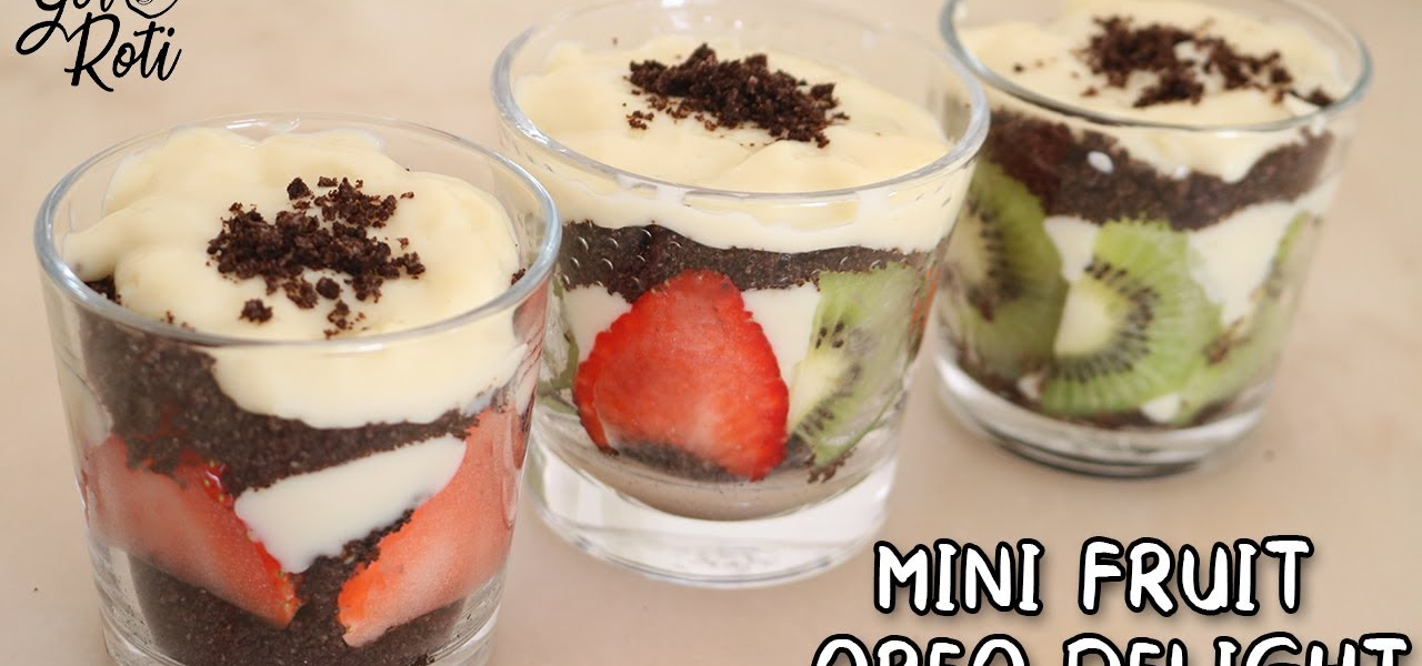 MINI FRUIT OREO DELIGHT EID SPECIAL - 5 minute cooking time - GolRoti