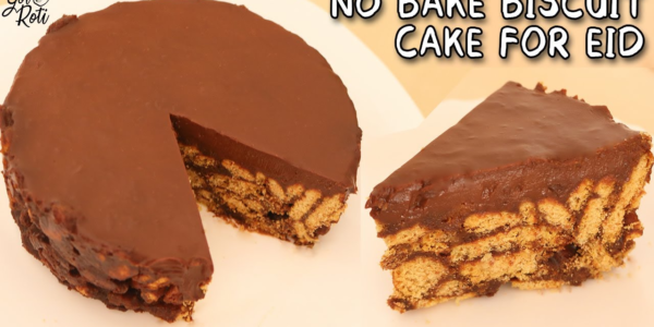 NO BAKE BISCUIT CAKE EID SPECIAL - GolRoti